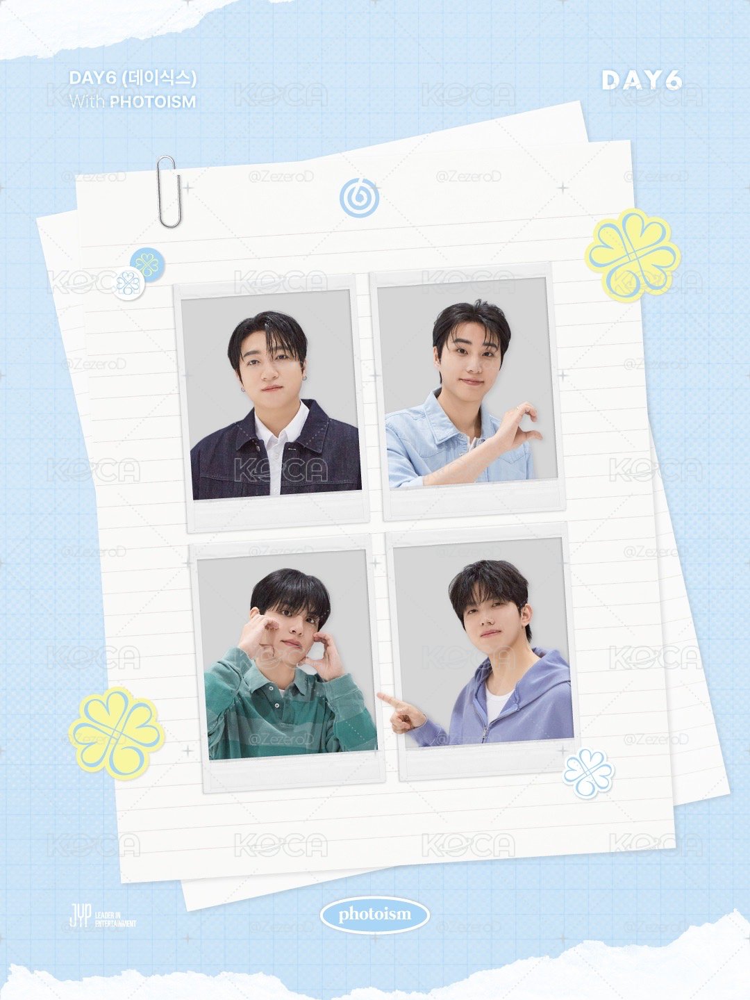 DAY6 photoism 人生四格卡 代印 1組兩張
