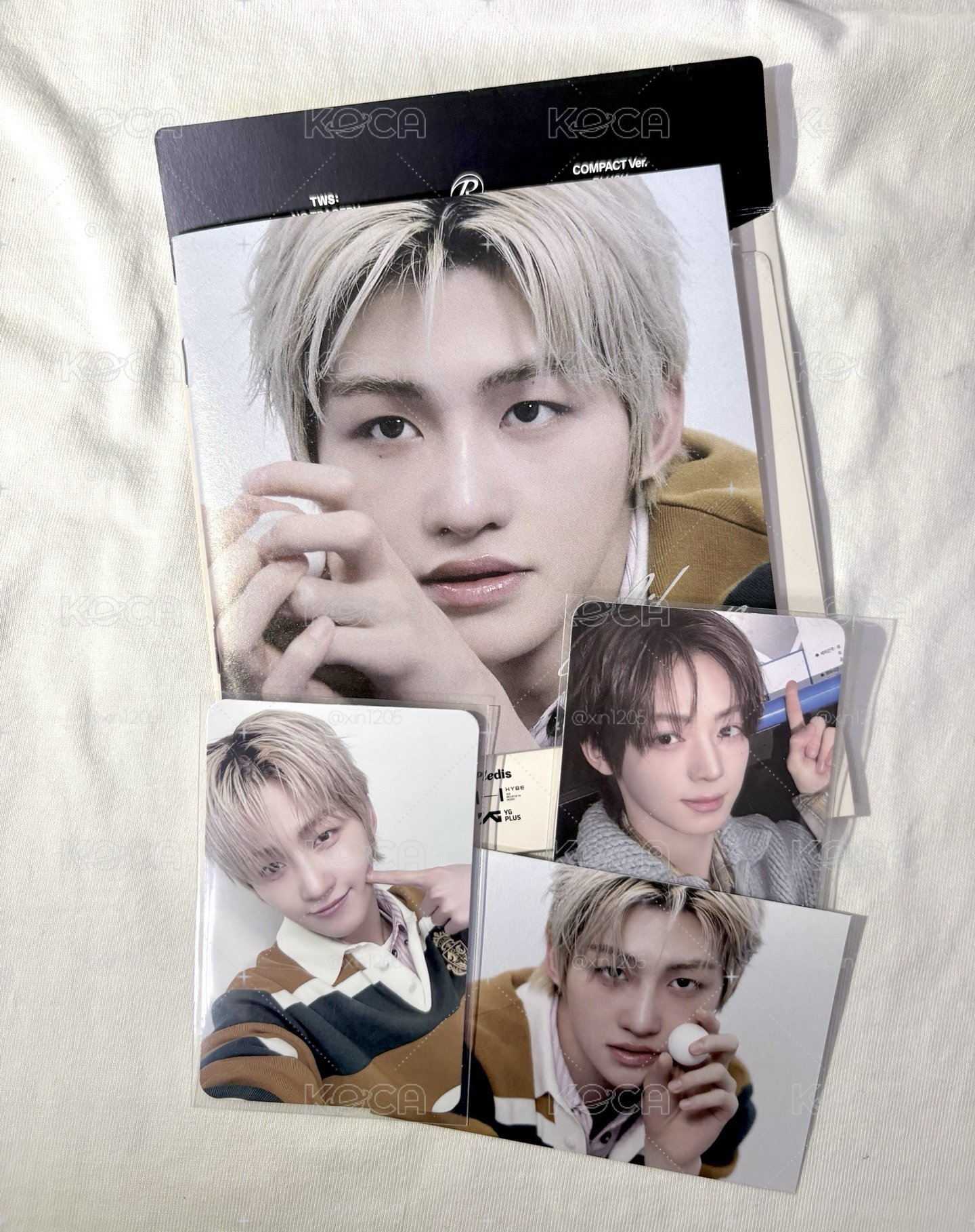 HANJIN,JIHOON 迷五 BLUSH ver. 專輯 單封