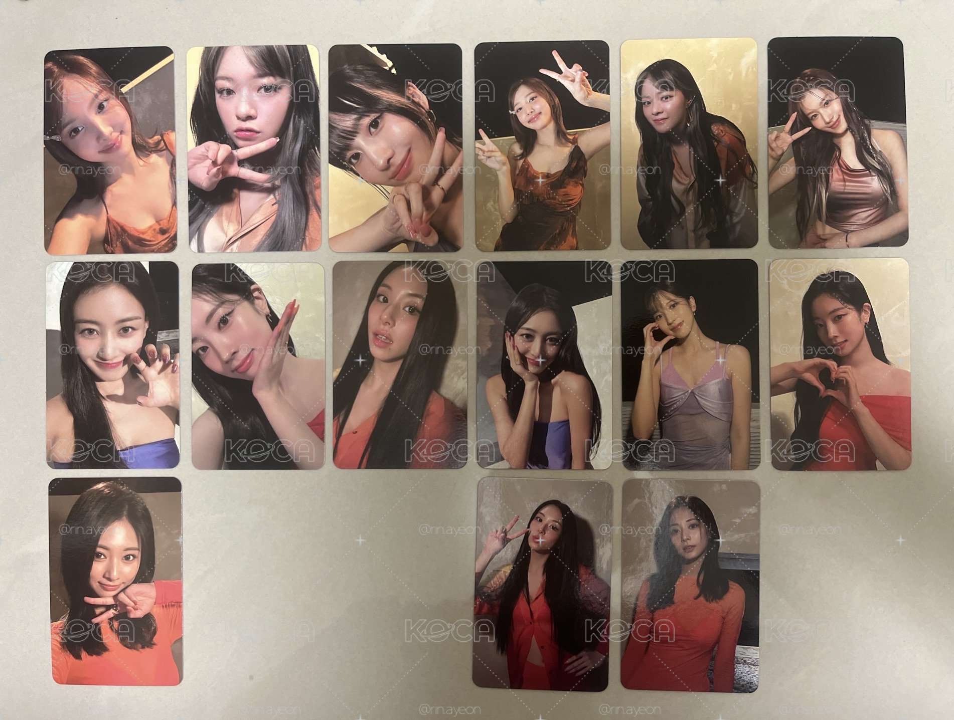 Twice 迷13 單封小卡