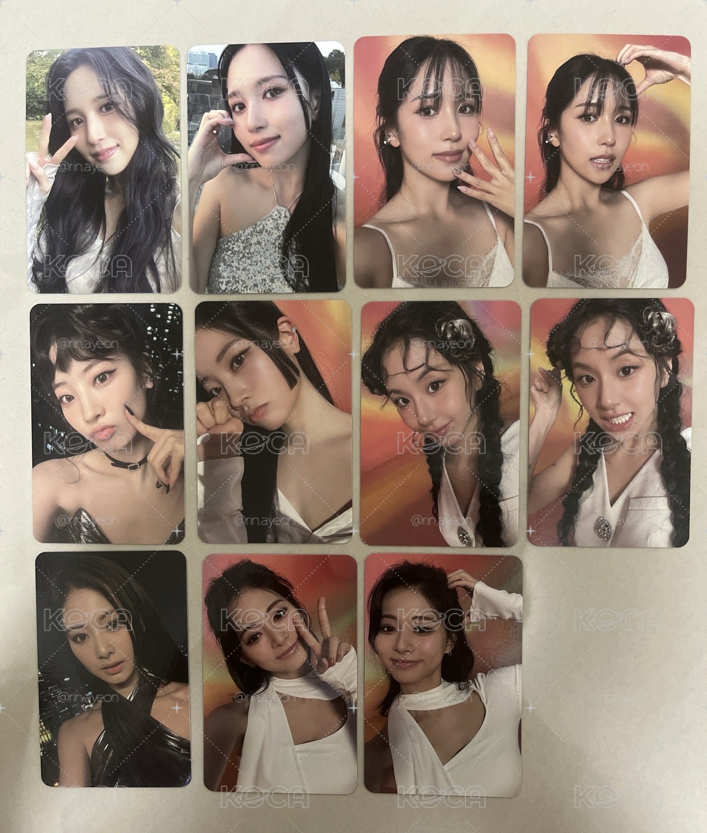 Twice 迷13 專卡 米多彩瑜