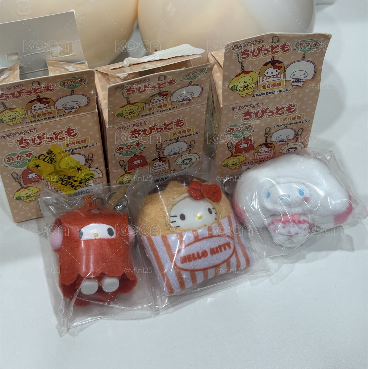 扮裝系列 鑰匙圈盲盒 家常菜 吊飾 Hello Kitty 大耳狗 美樂蒂