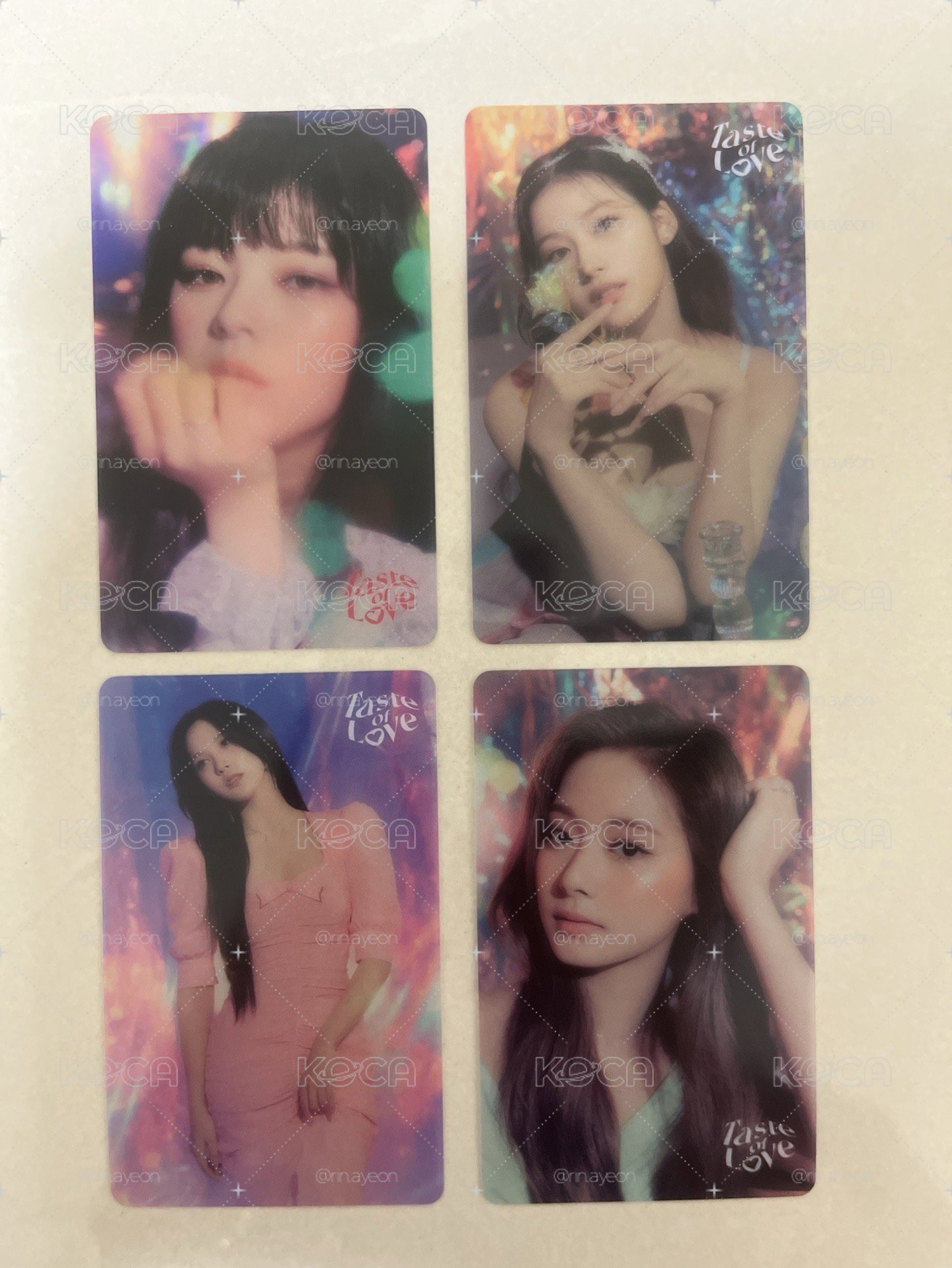 Twice 迷十 新娜拉特典 透卡