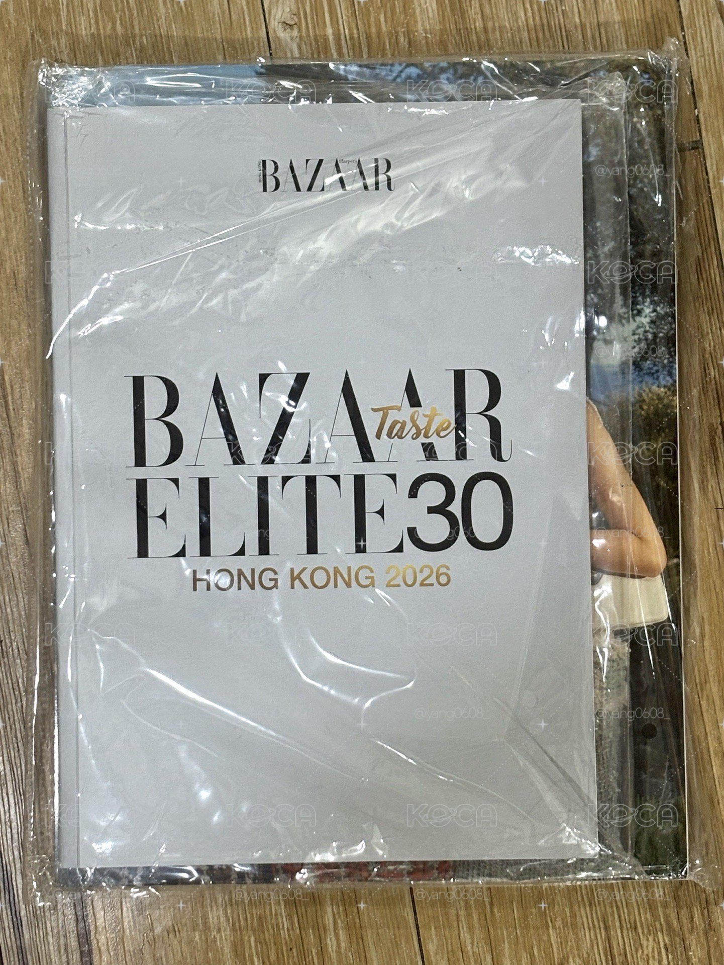 子瑜BAZAAR藍版雜誌