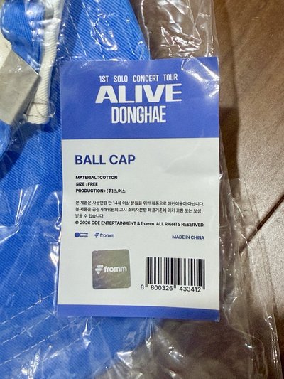 東海 DONGHAE ALIVE 週邊 棒球帽 BALL CAP