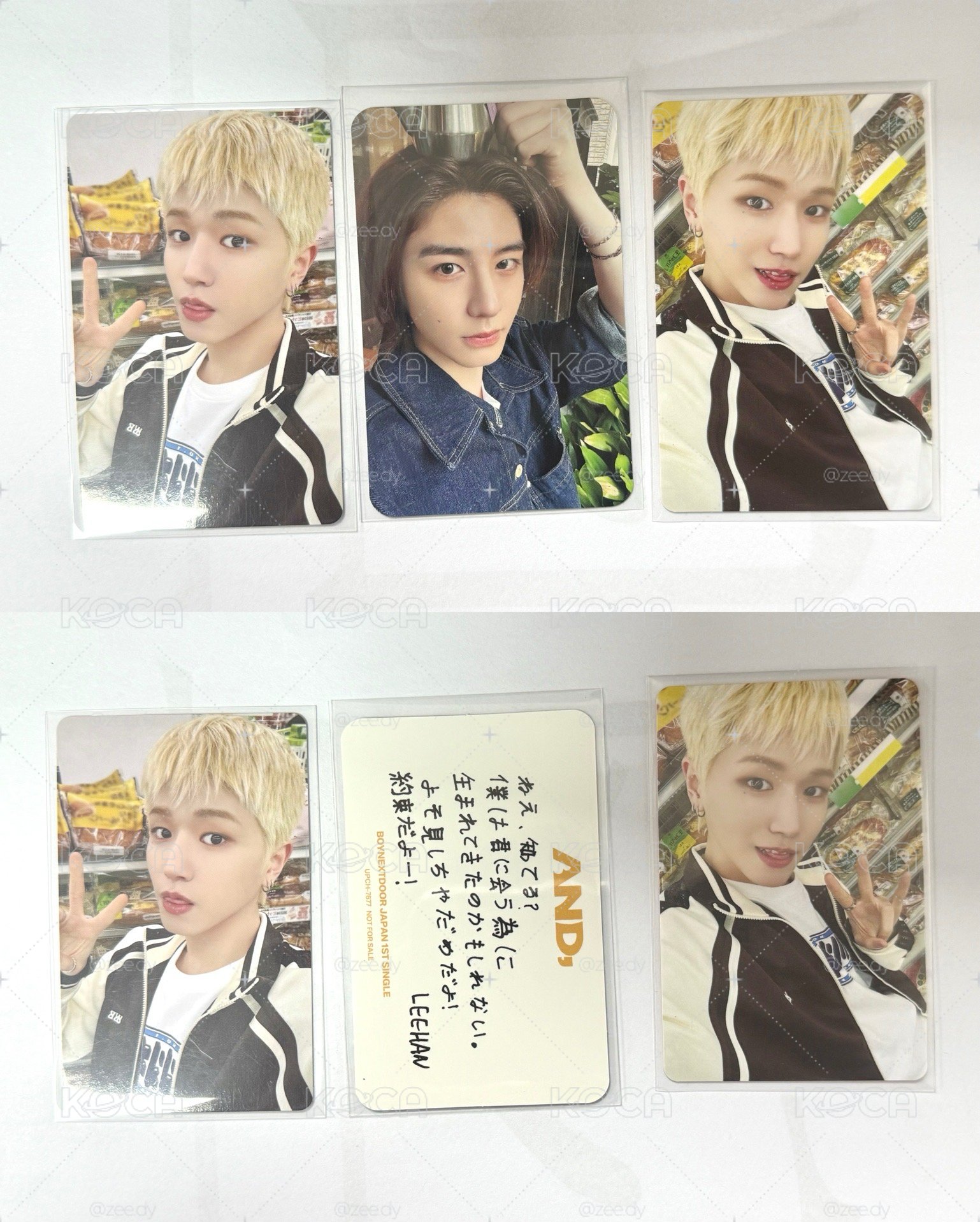 BOYNEXTDOOR LEEHAN RIWOO 日專 卡
