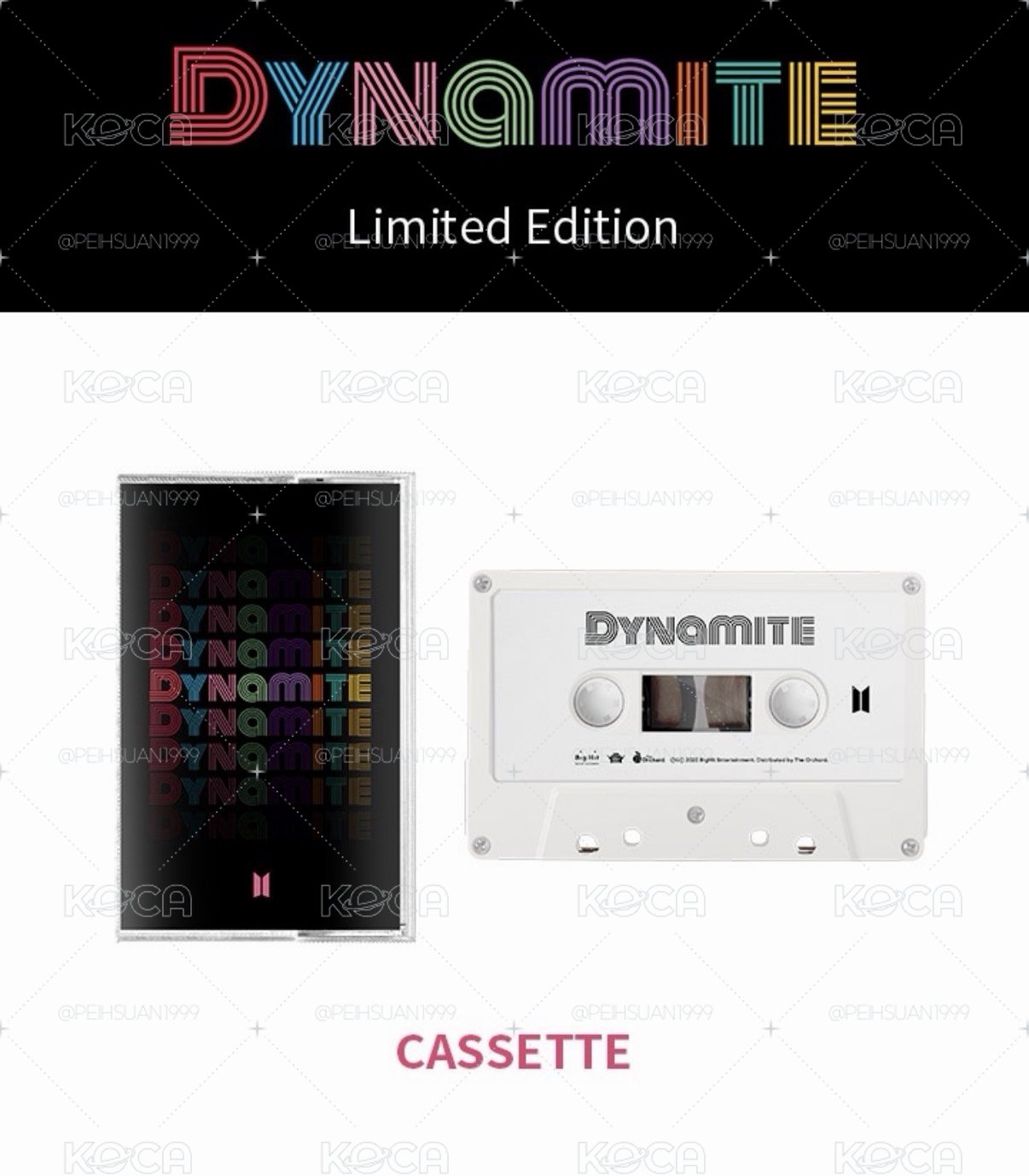 Dynamite - Limited Edition Cassette