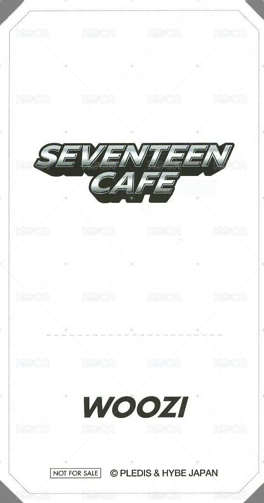 23’CAFE 入場卡 / 場限卡  背面