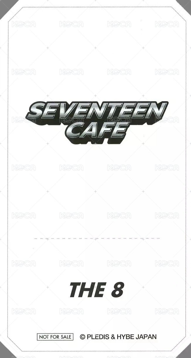 23’CAFE 入場卡 / 場限卡  背面