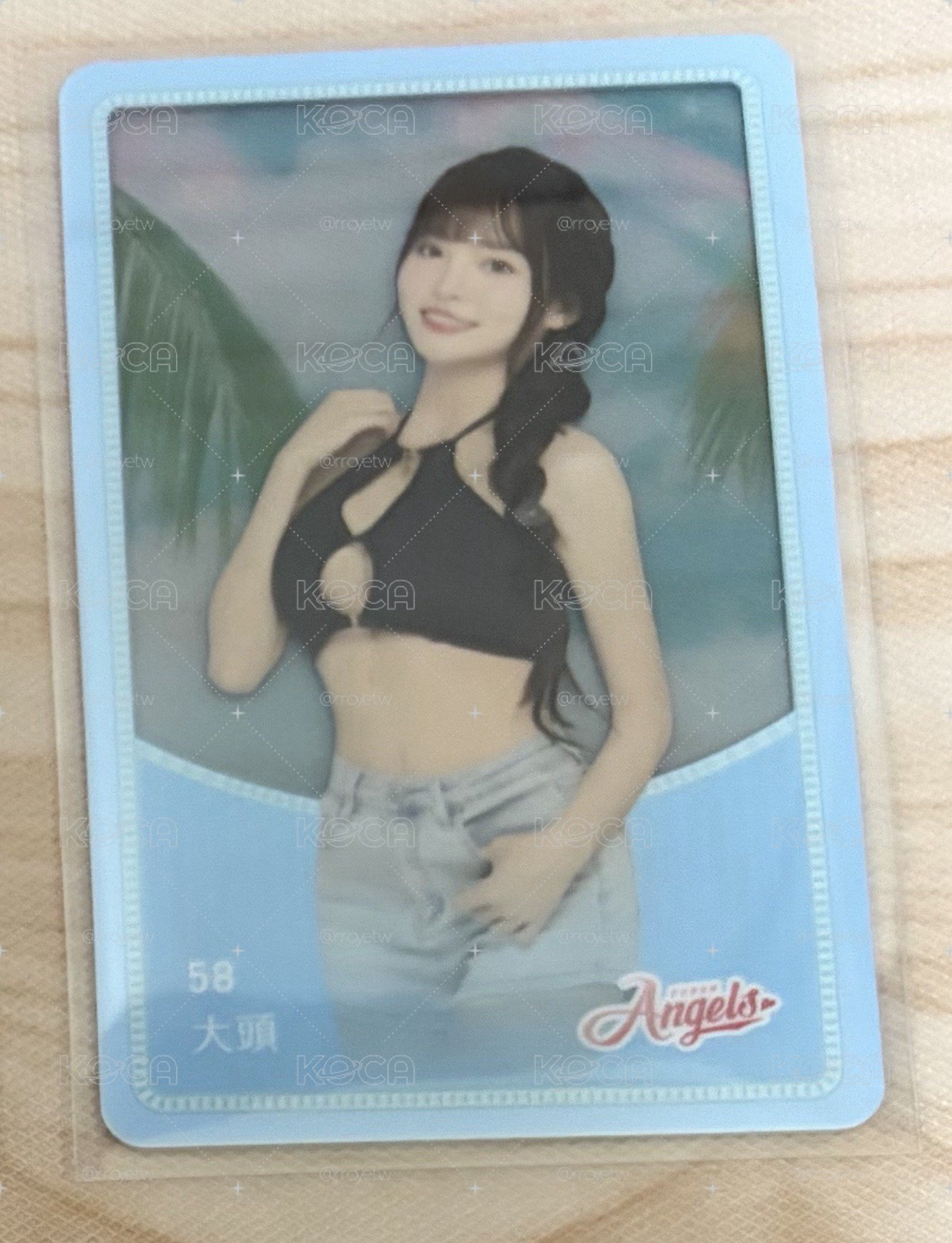 大頭泳裝一卡通