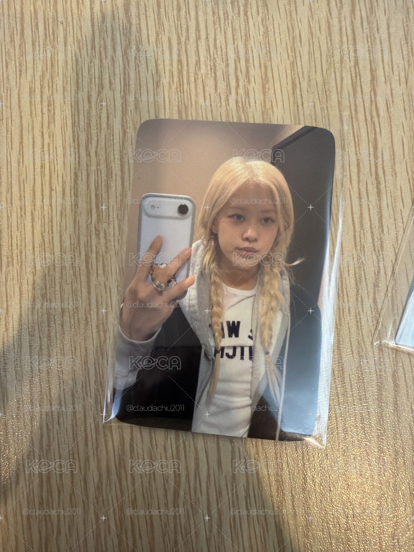 Blackpink Rosie TBL週邊特典卡