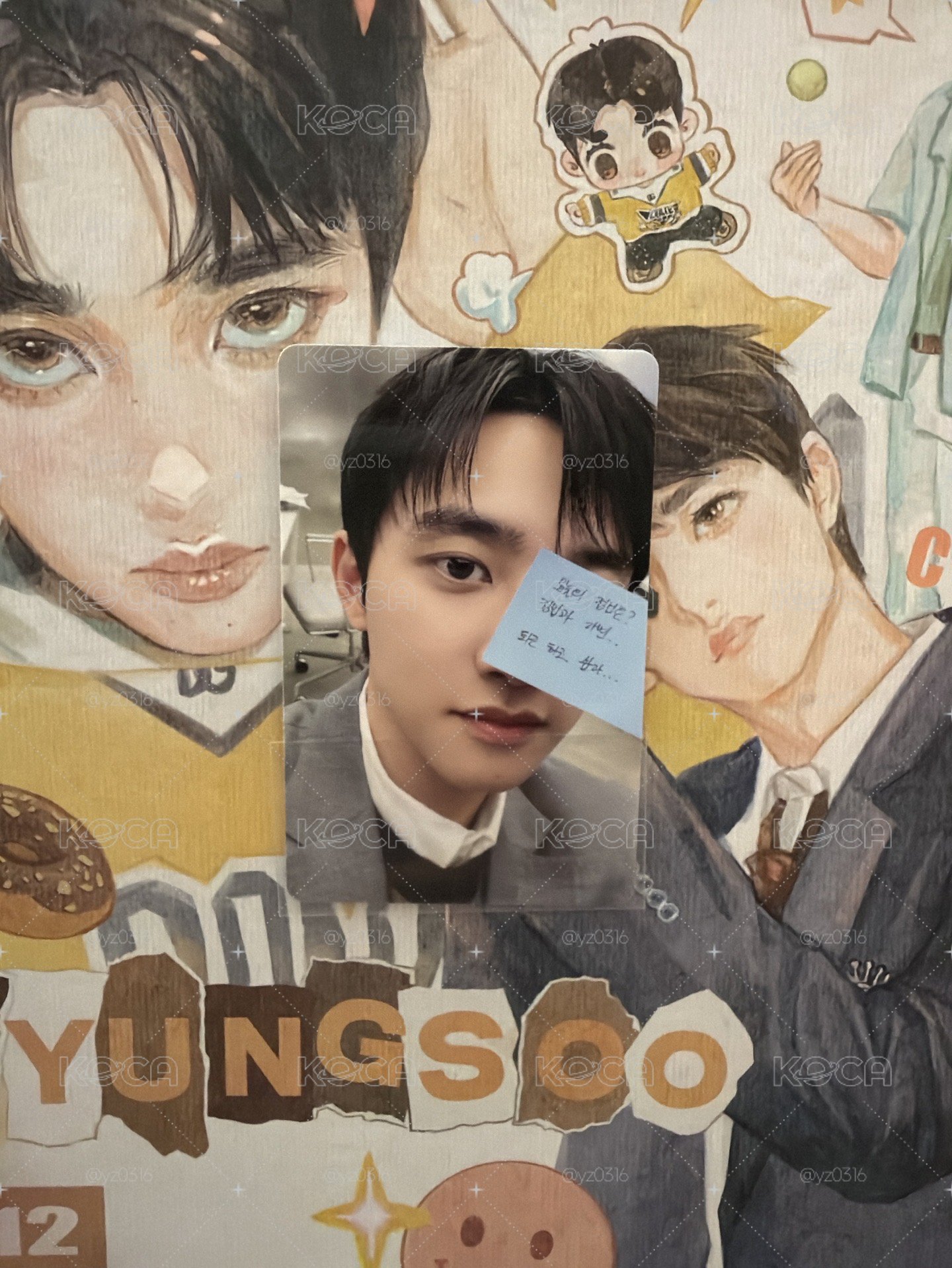 EXO 26年台曆 小嘟固配卡🐧
