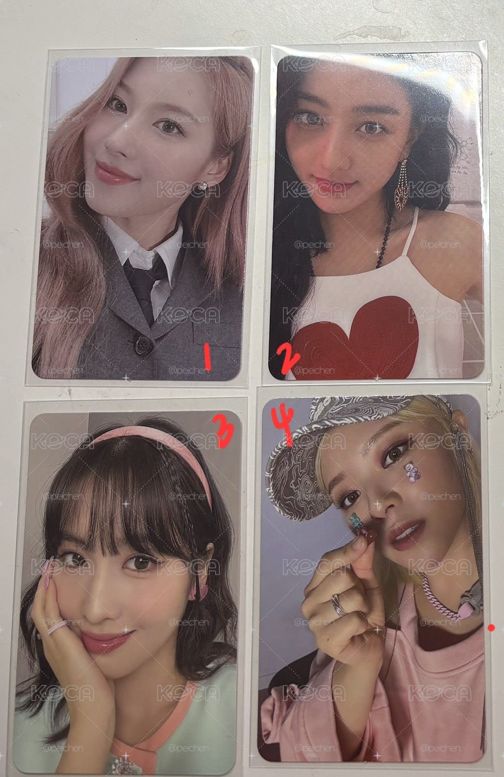 TWICE 正三 專卡