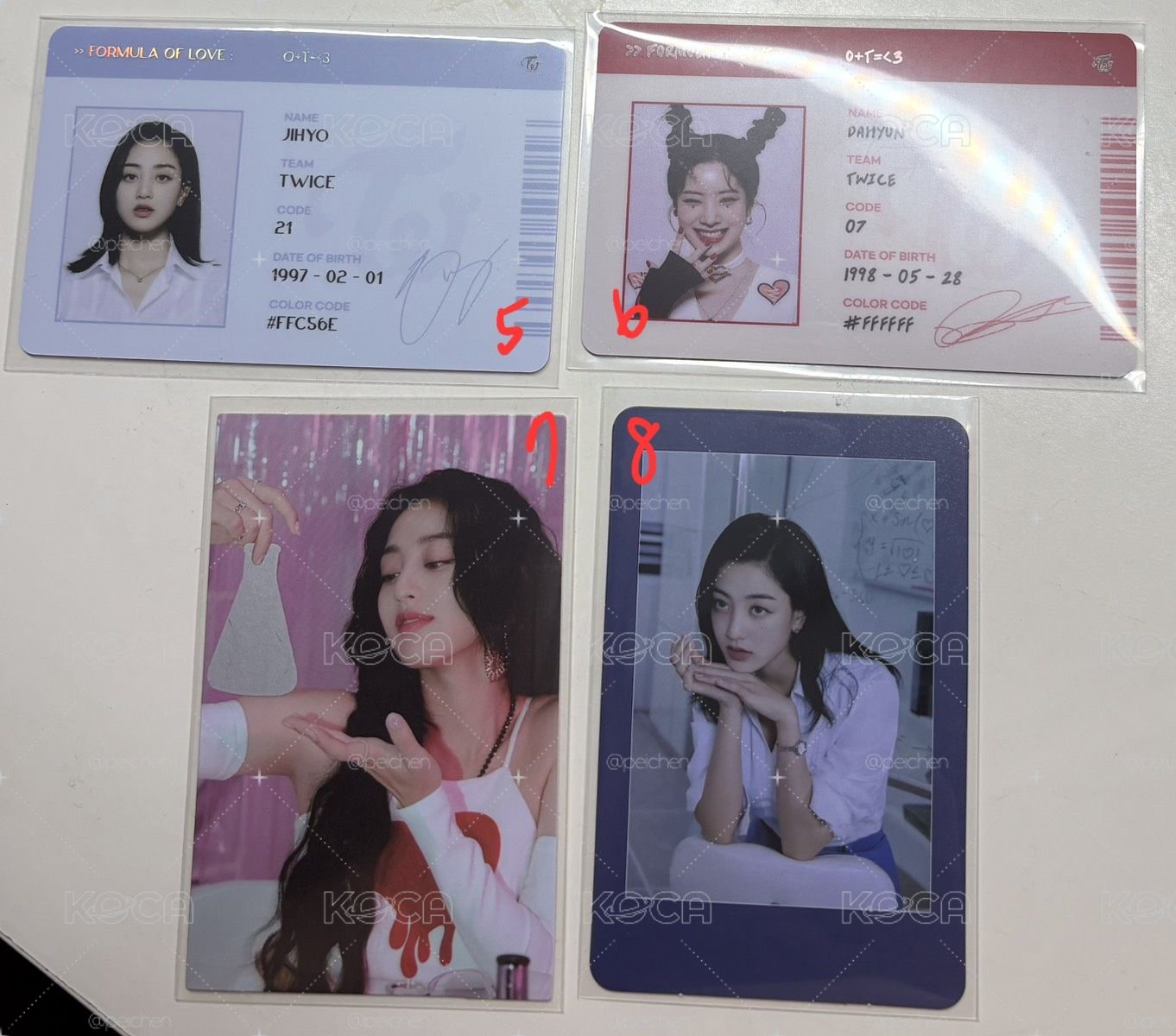 TWICE 正三 專卡