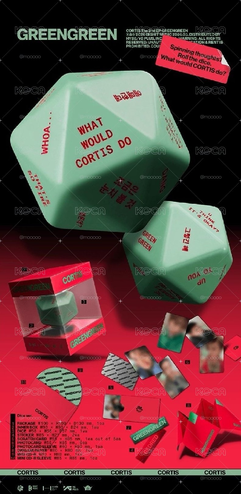 Cortis 骰子專現貨