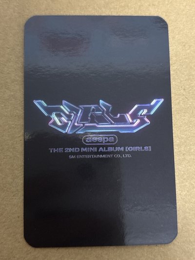 aespa Winter 冬天 Girls mumo 特典卡 1.0 冬-23