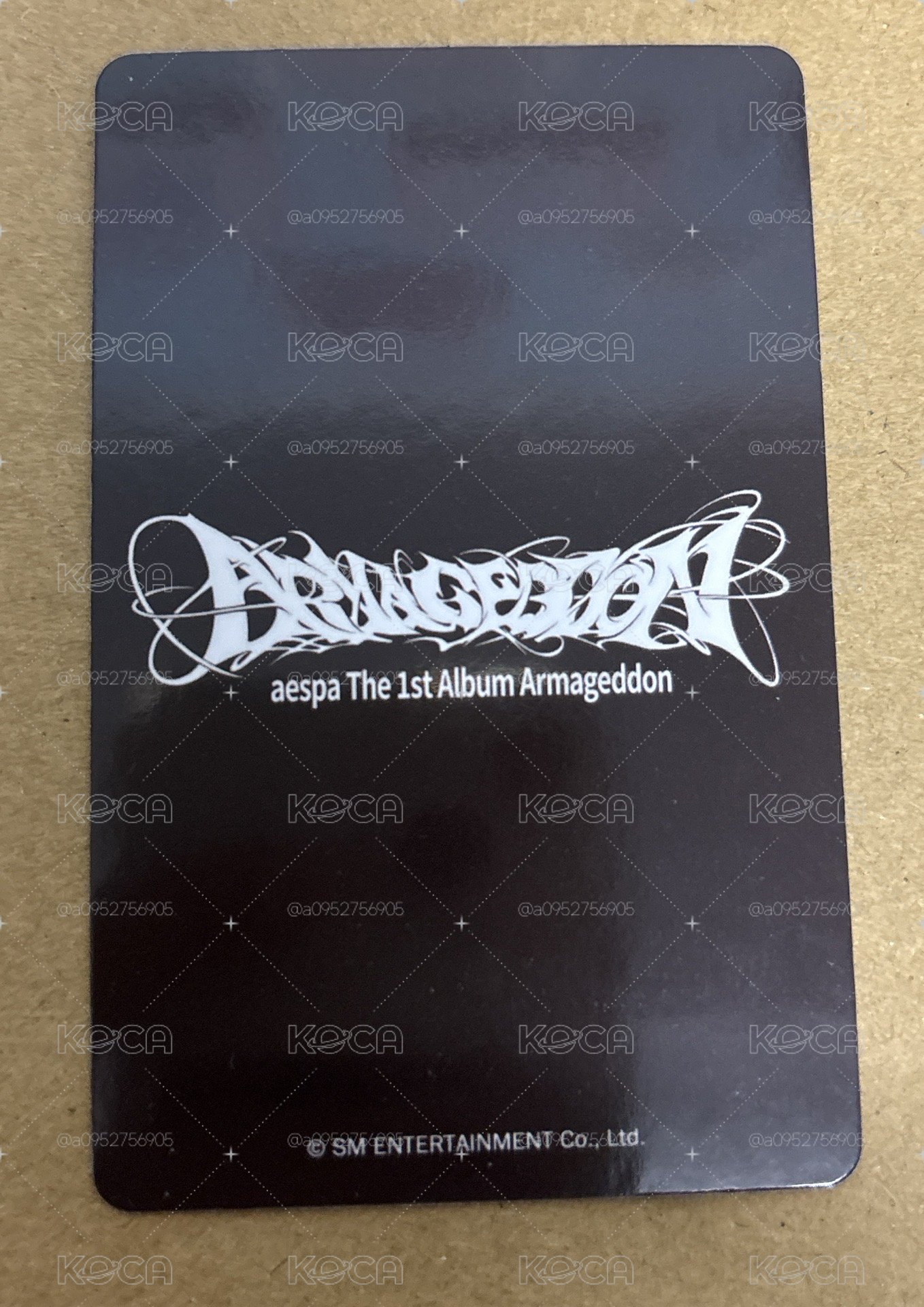 WINTERArmageddon小卡】aespa Winter 冬天正規一kms 簽售卡上海咖啡廳