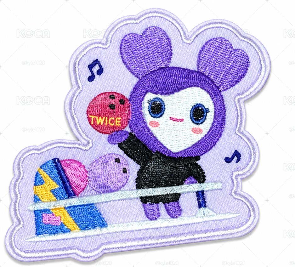 TWICE 新國立 刺繡貼 確認款Sana
