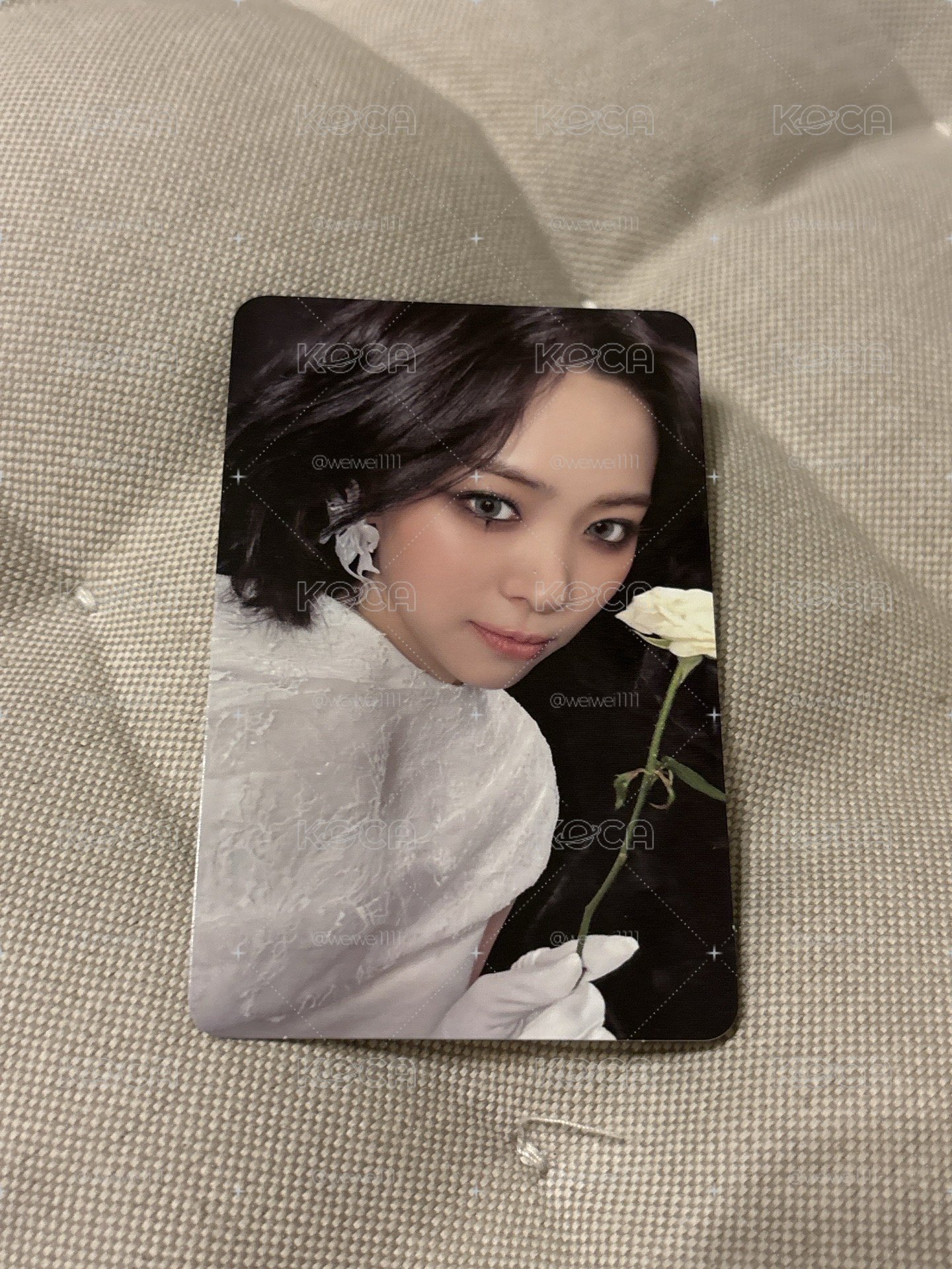 ITZY MOTTO 留真專卡 PHOTOBOOK 白玫瑰