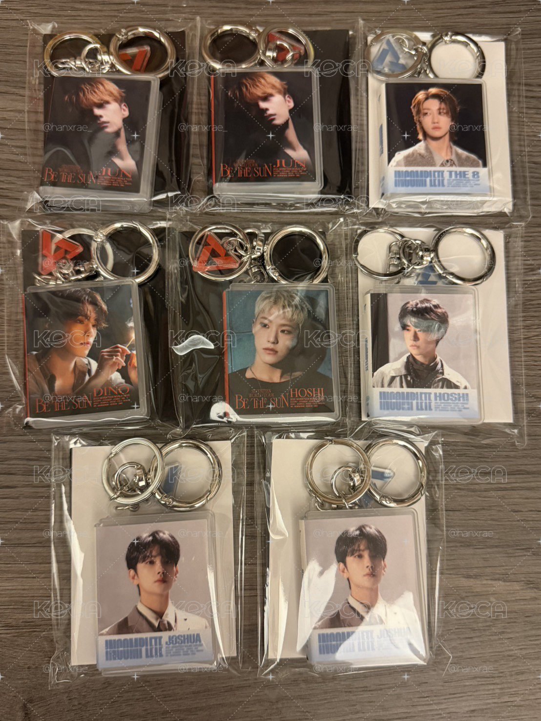 現貨 SEVENTEEN 安可扭蛋 秀榮俊八燦