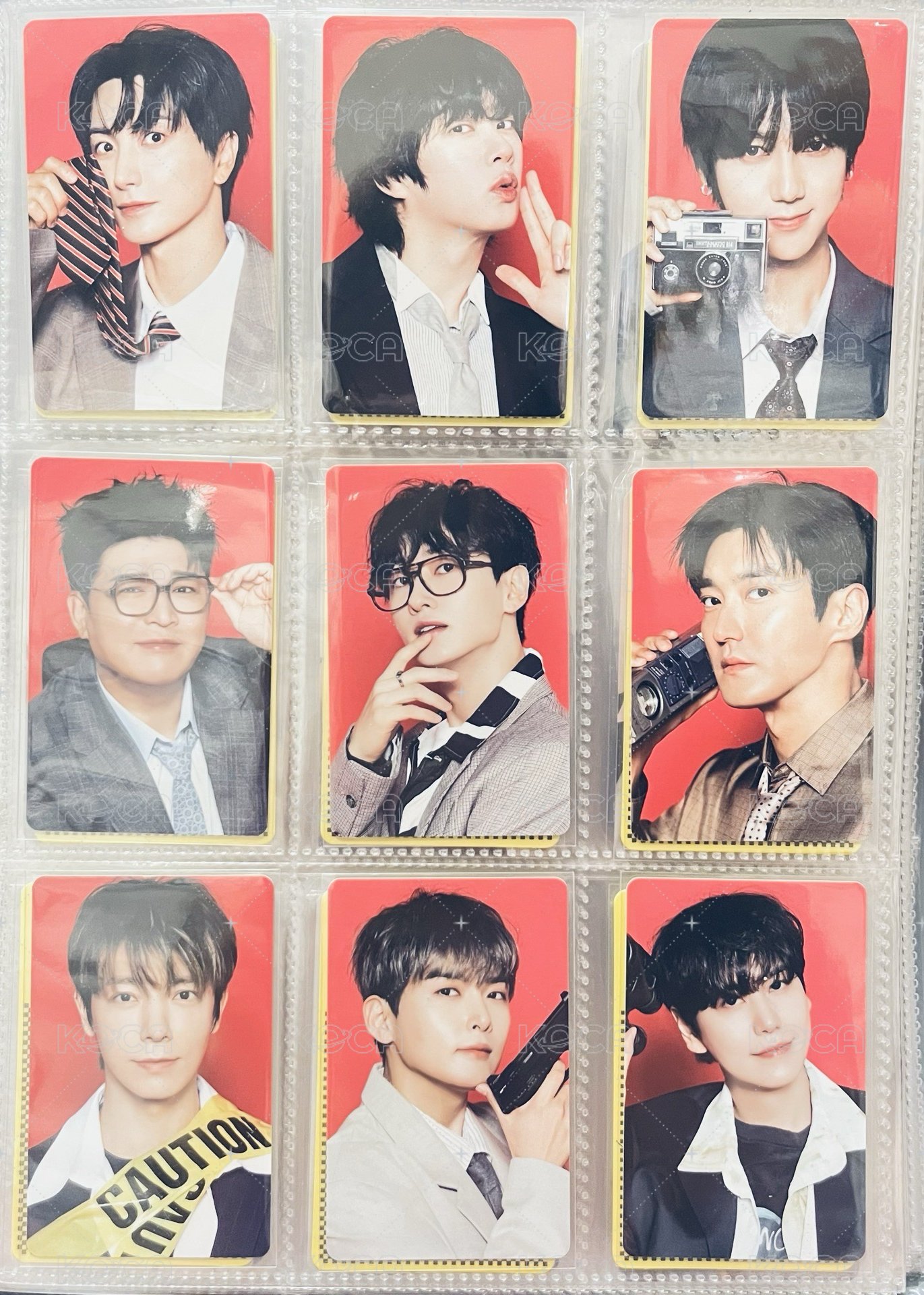 紅底整組(9人)