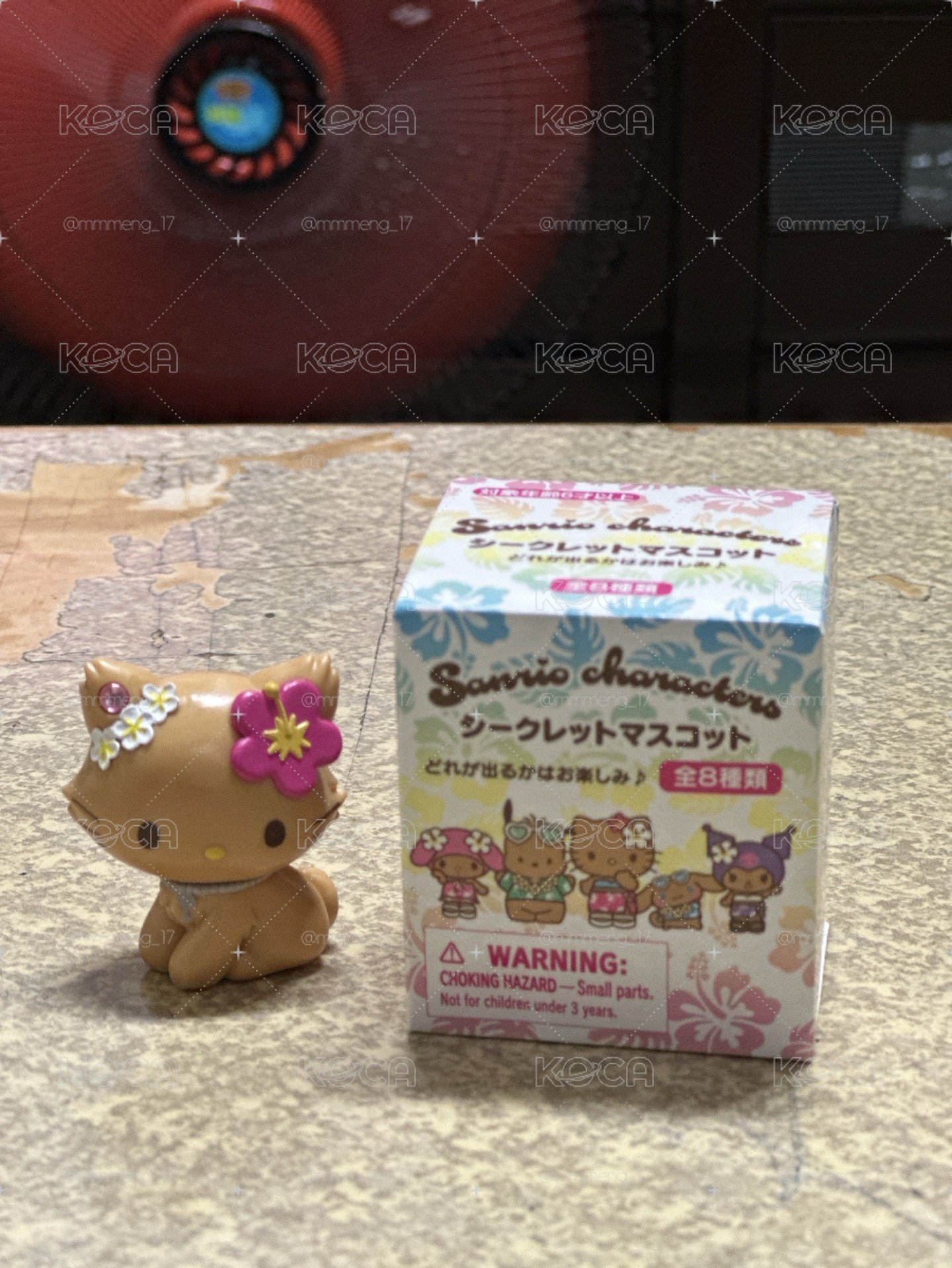 （已拆看款 ）三麗鷗家族曬黑系列盲盒公仔_曬黑Charmmy Kitty