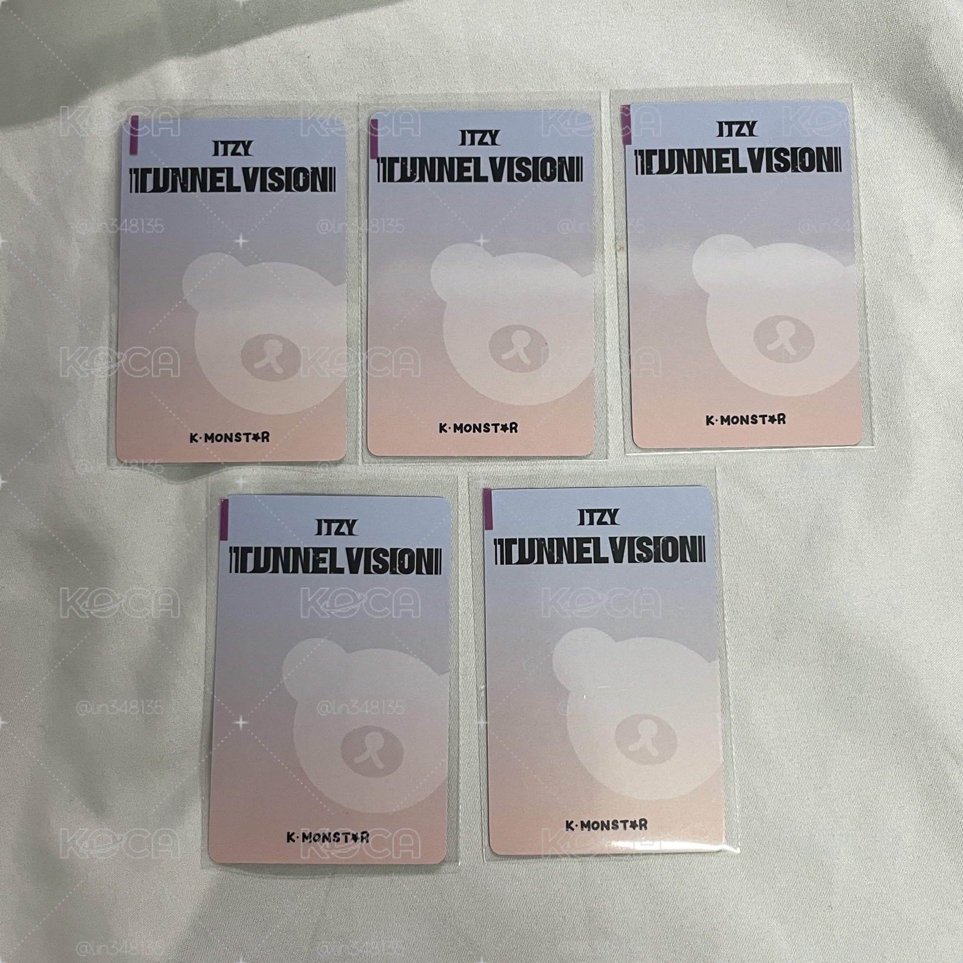 套出 ITZY TUNNEL VISION KM 台北  畫室 茶小熊
