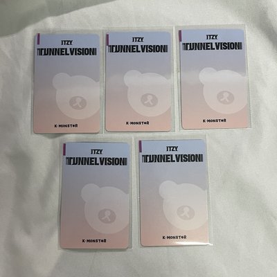 套出 ITZY TUNNEL VISION KM 台北  畫室 茶小熊