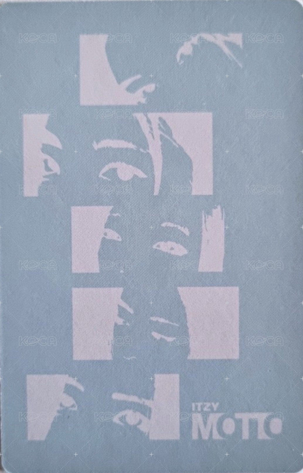 Motto poca B 專輯卡  背面