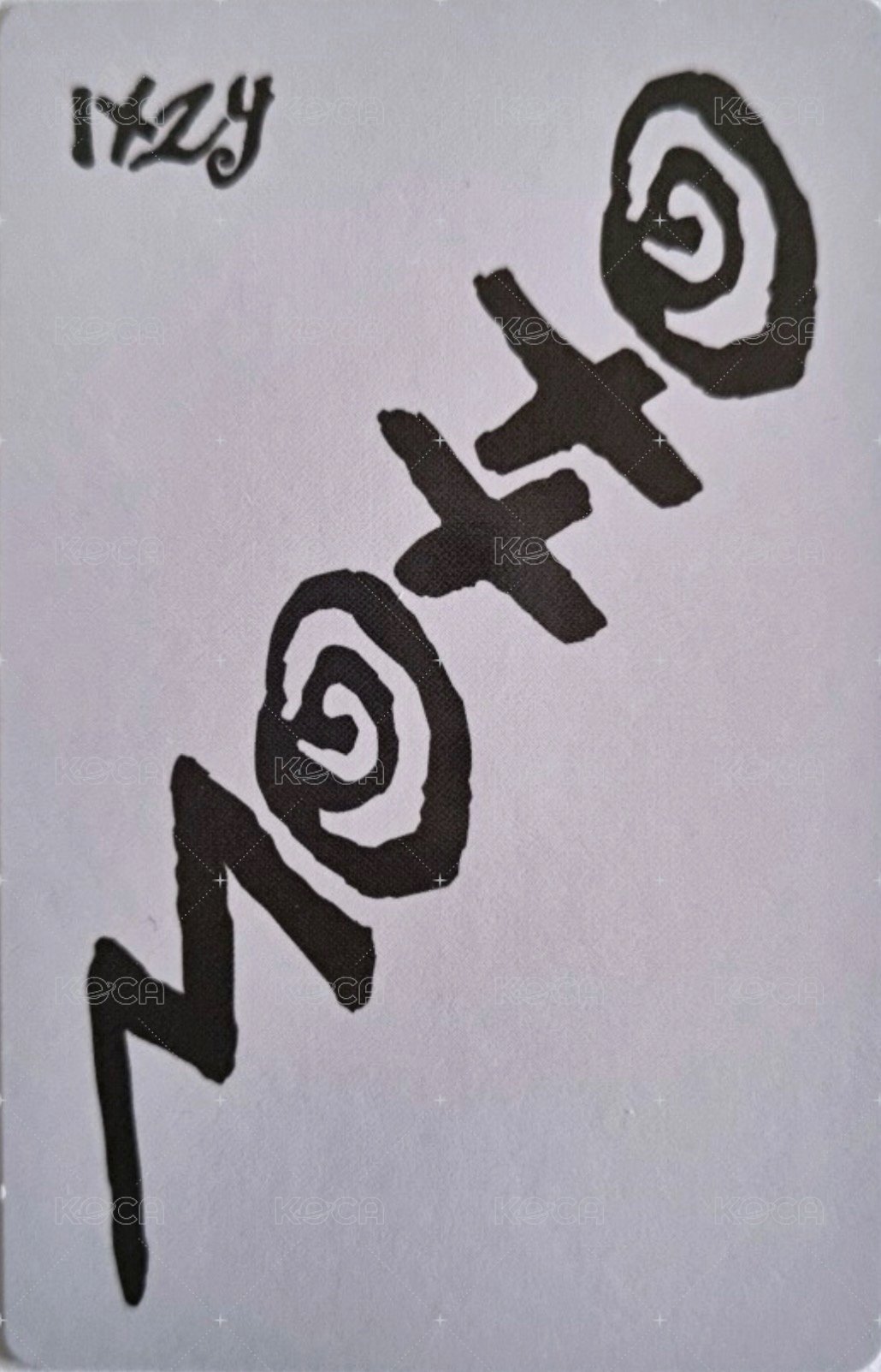 Motto poca A 專輯卡  背面
