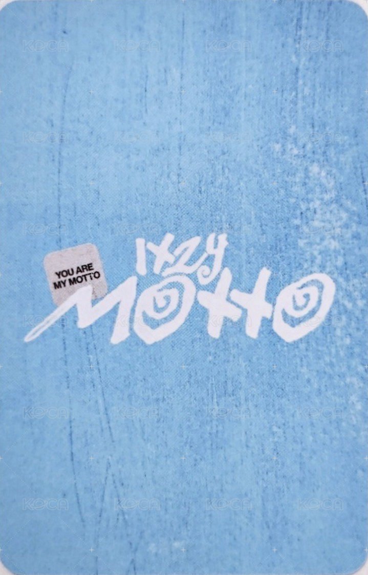 Motto PB版 專輯卡 預售禮 背面