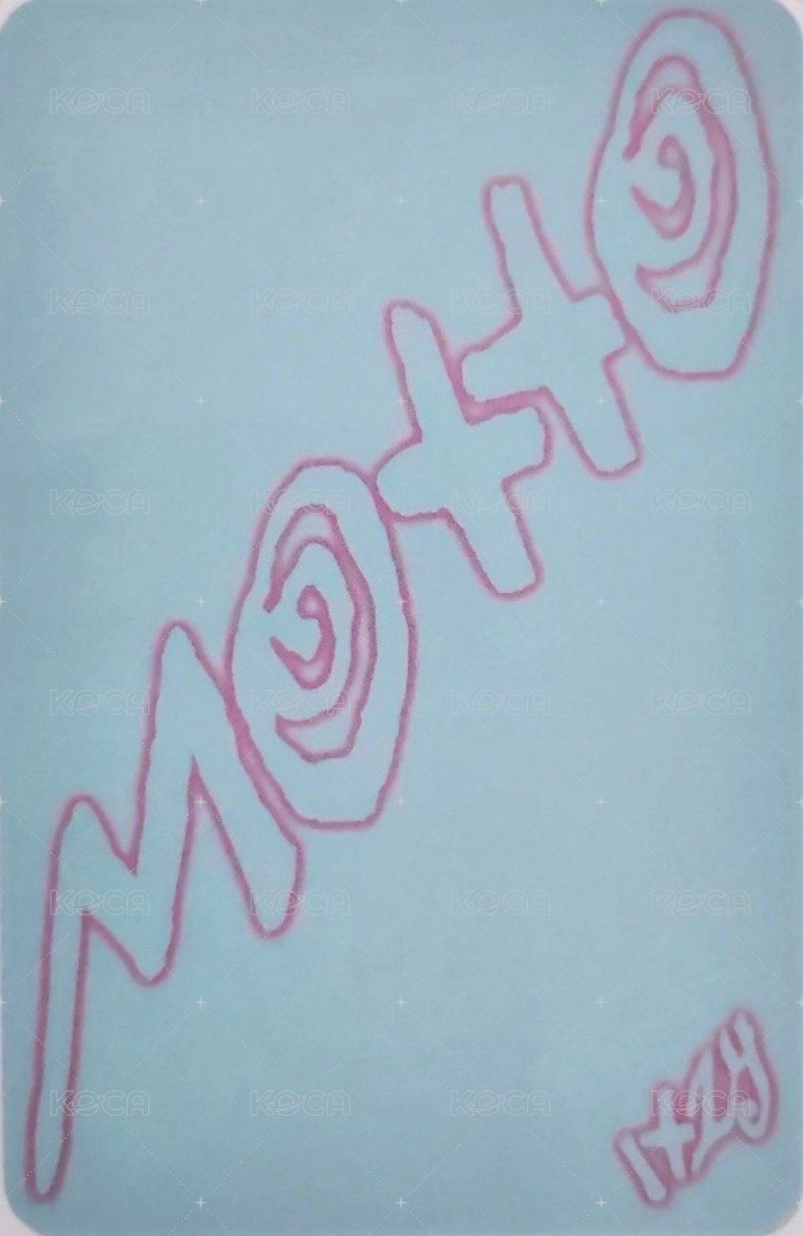 Motto A版 專輯卡  背面