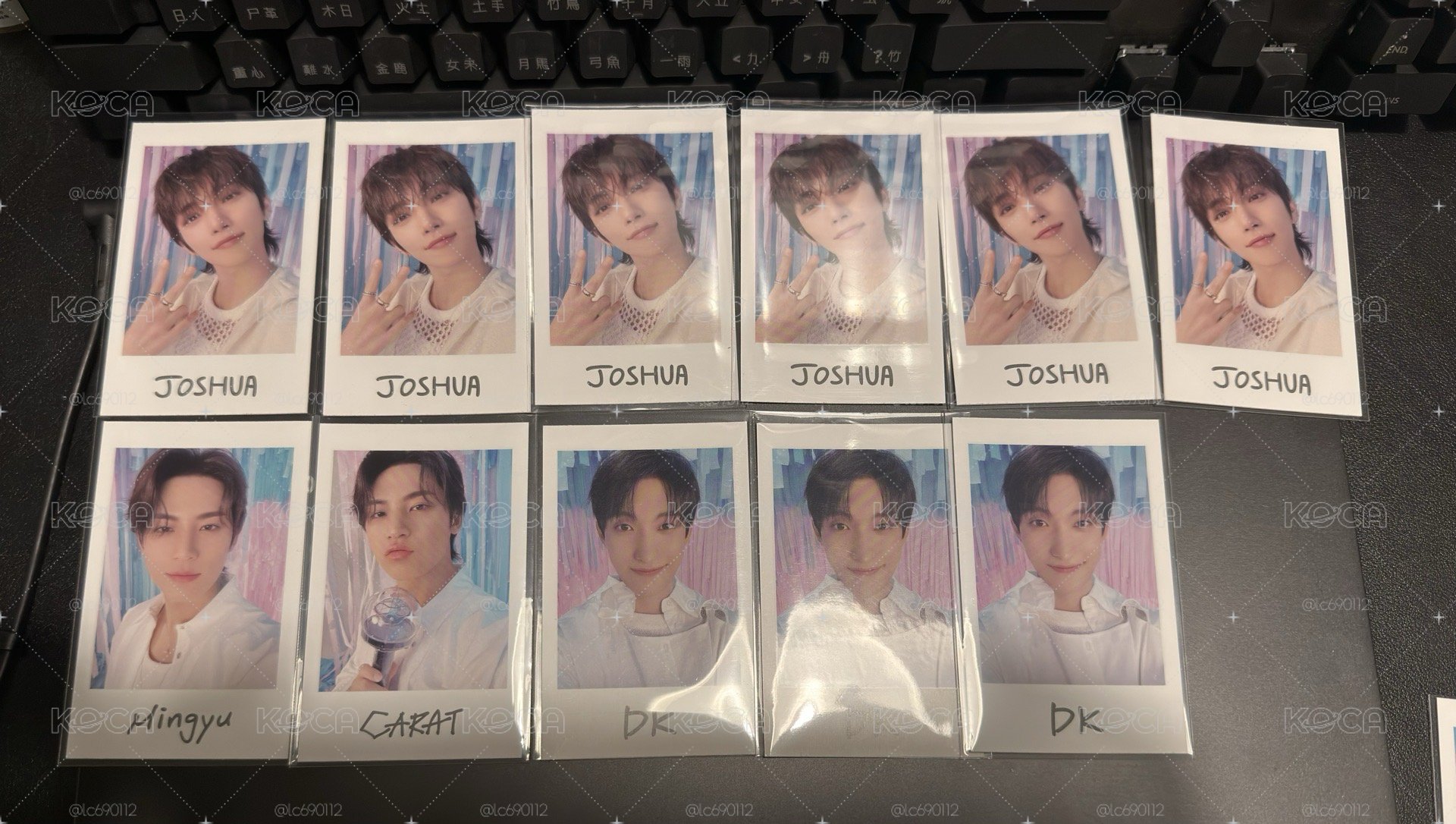 fm YAKUSOKU 隨機卡 拍立得 秀自拍 Joshua 碩自拍 DK 奎自拍 Mingyu