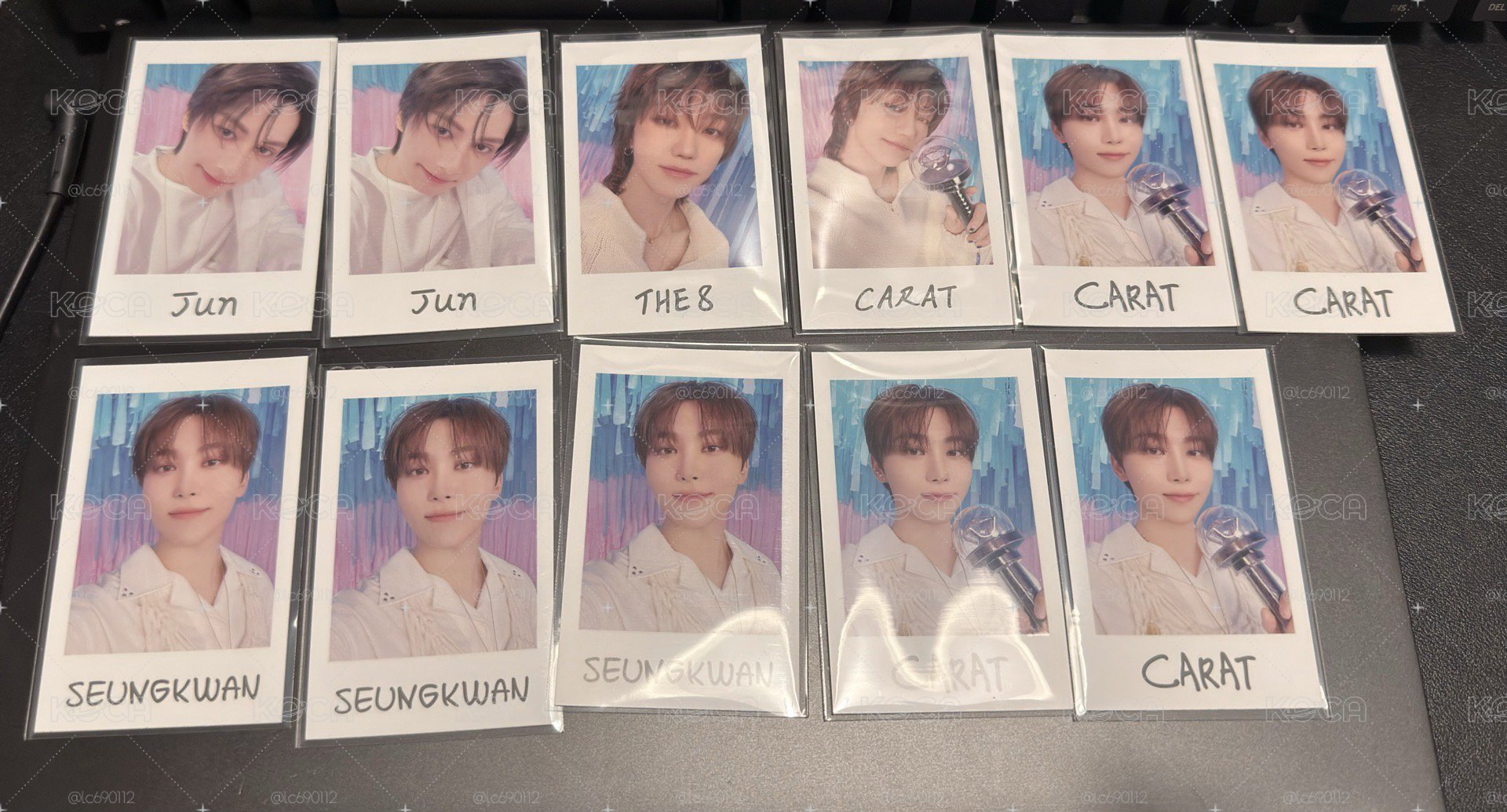 fm YAKUSOKU 隨機卡 拍立得 秀自拍 Joshua 碩自拍 DK 奎自拍 Mingyu