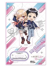 colleize スラっとスタイリッシュなスタイルの「すらりっしゅ」のイラストを使用-立牌