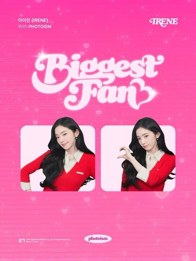 IRENE Biggest Fan photoism 人生四格卡 代印