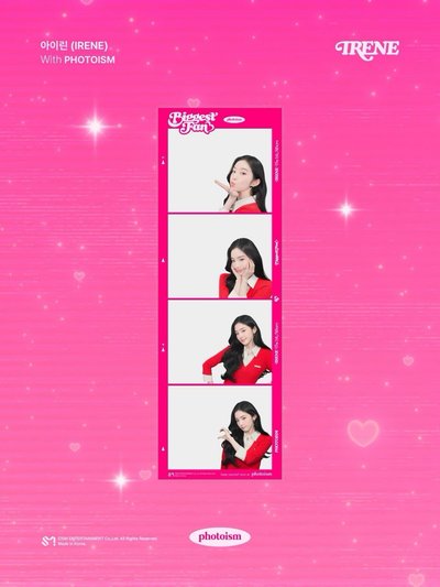 IRENE Biggest Fan photoism 人生四格卡 代印