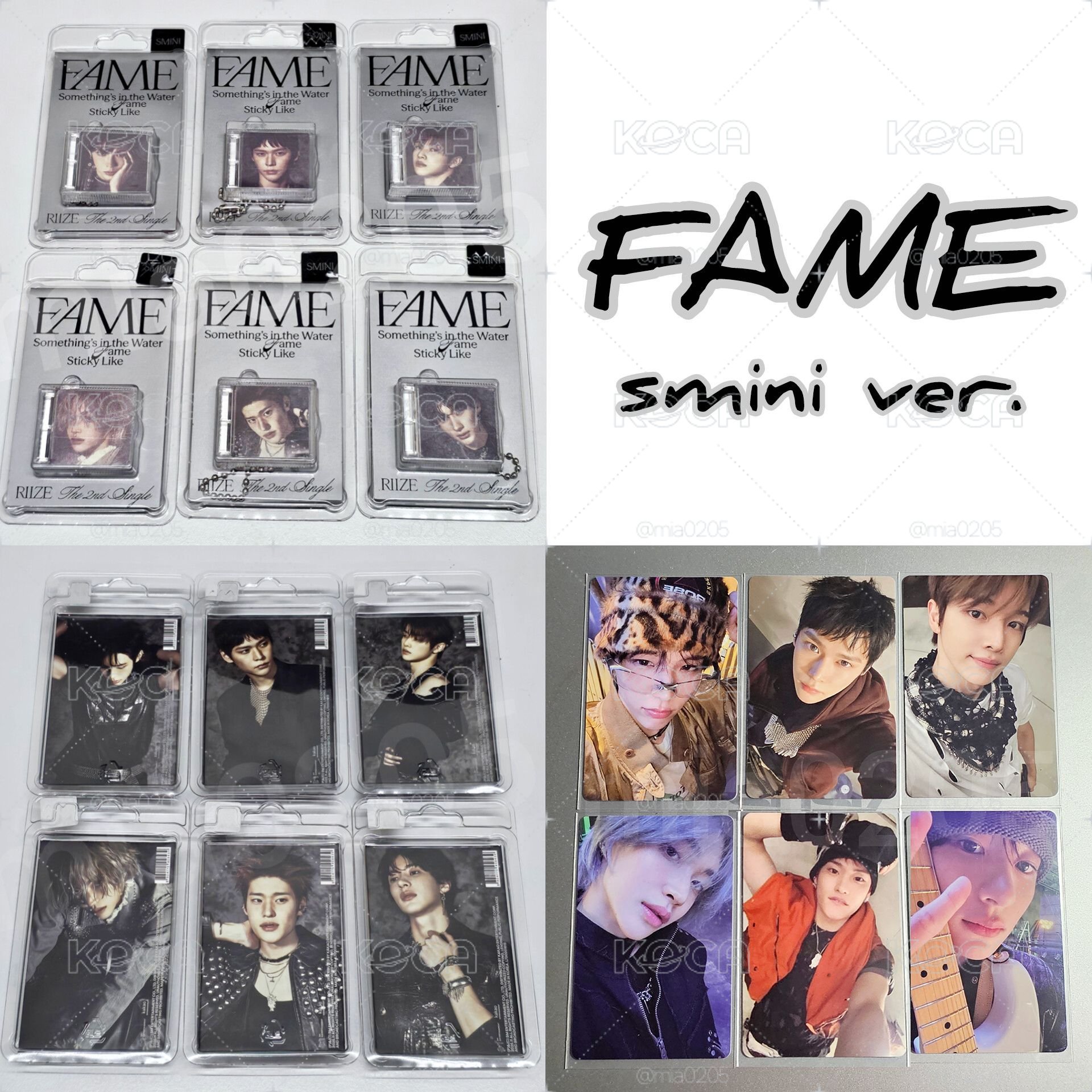 RIIZE FAME SMINI版空專 小卡