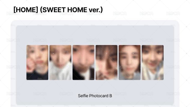 HOME WVS通路單封版單特典一套