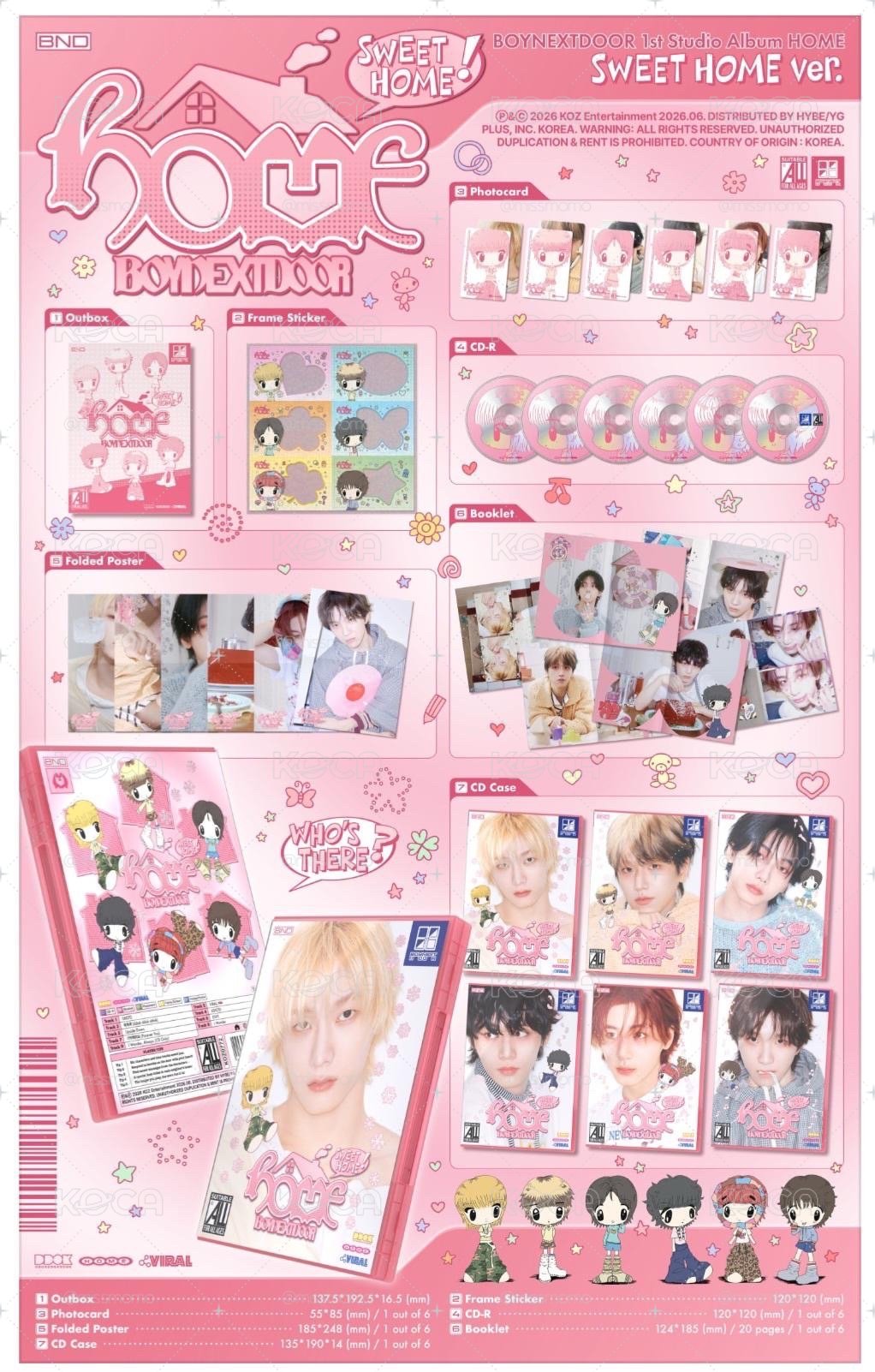 BND 單封專輯 sweet home ver.
