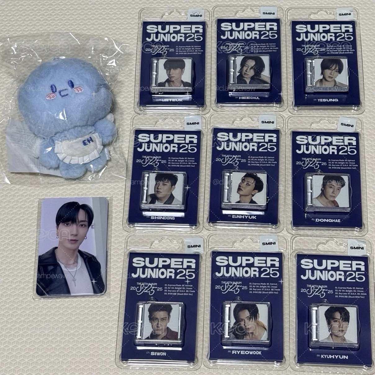 10cm全新赫糰+SJ 12輯 SMINI全專（含2套小卡共18張）