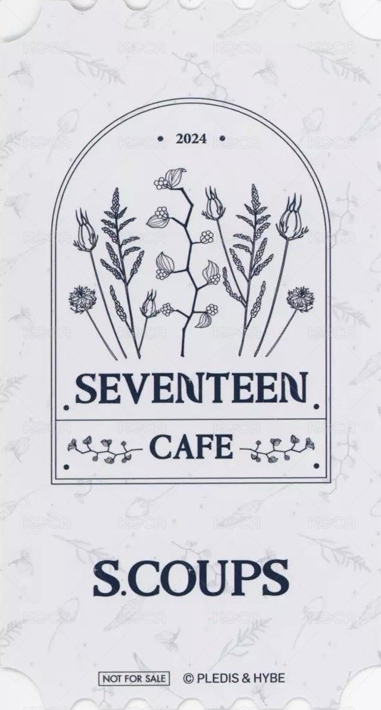 24’CAFE MG 入場卡 / 場限卡  背面