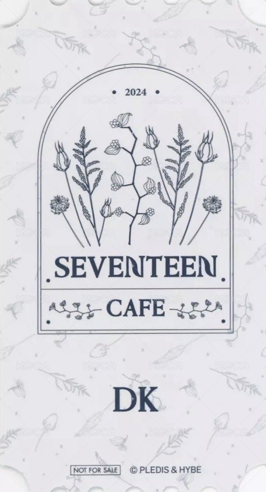 24’CAFE MG 入場卡 / 場限卡  背面