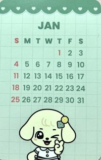 MINIVE '2026 SEASON'S GREETINGS'  專輯卡 月曆雙面卡