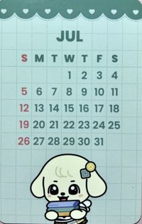 MINIVE '2026 SEASON'S GREETINGS'  專輯卡 月曆雙面卡