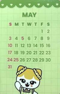 MINIVE '2026 SEASON'S GREETINGS'  專輯卡 月曆雙面卡