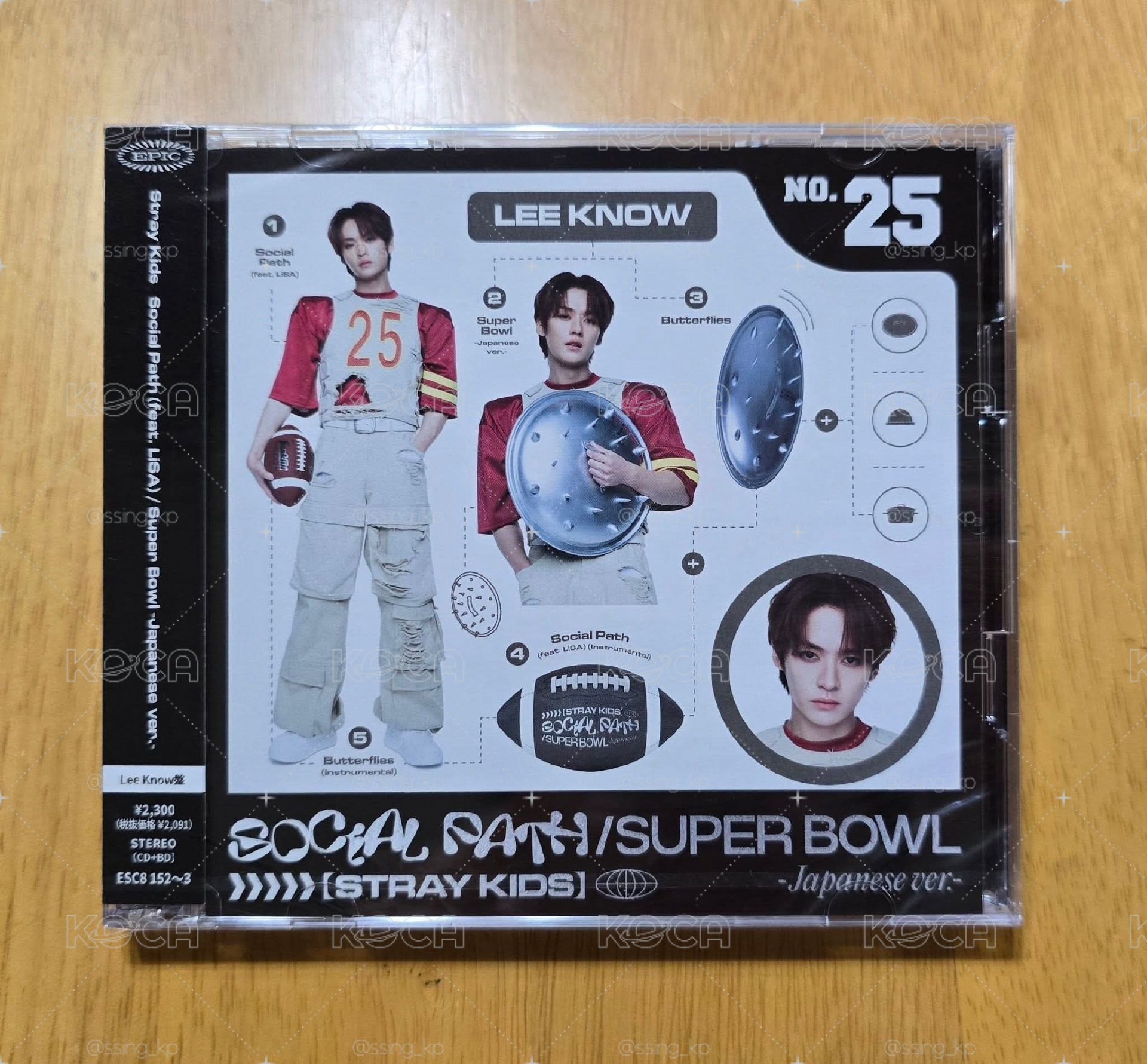 Stray kids social path FC限定 Lee know