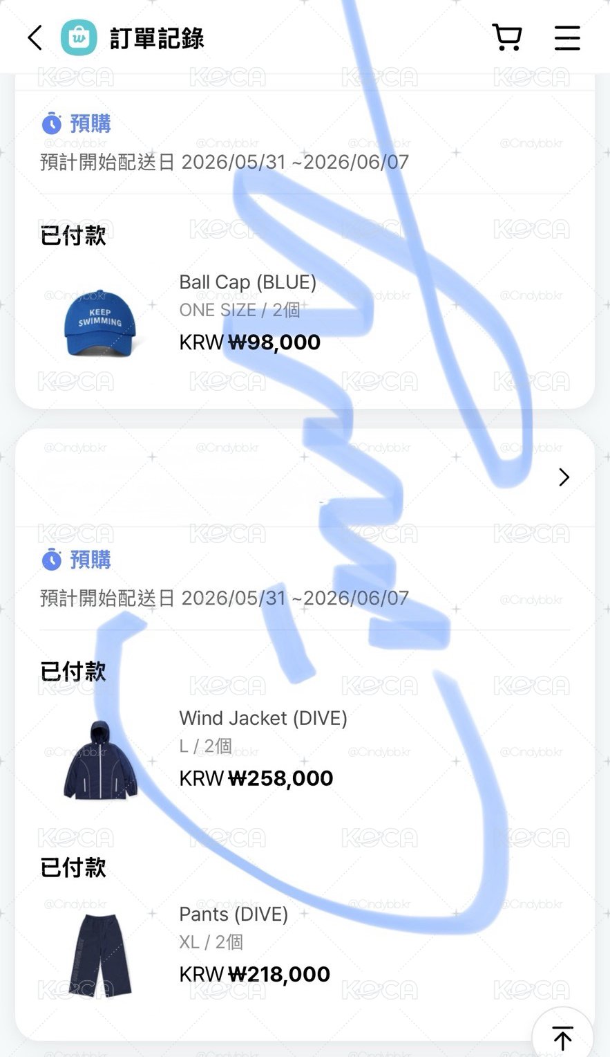 BTS DIVE 防風外套+褲子 SWIM帽子