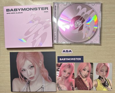 babymonster Asa choom 迷三單封/娃專 已拆全專