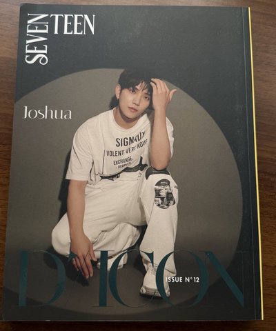 D-ICON VOL.12 MY CHOICE IS SEVENTEEN 寫真書 JOSHUA封面 D社雜誌