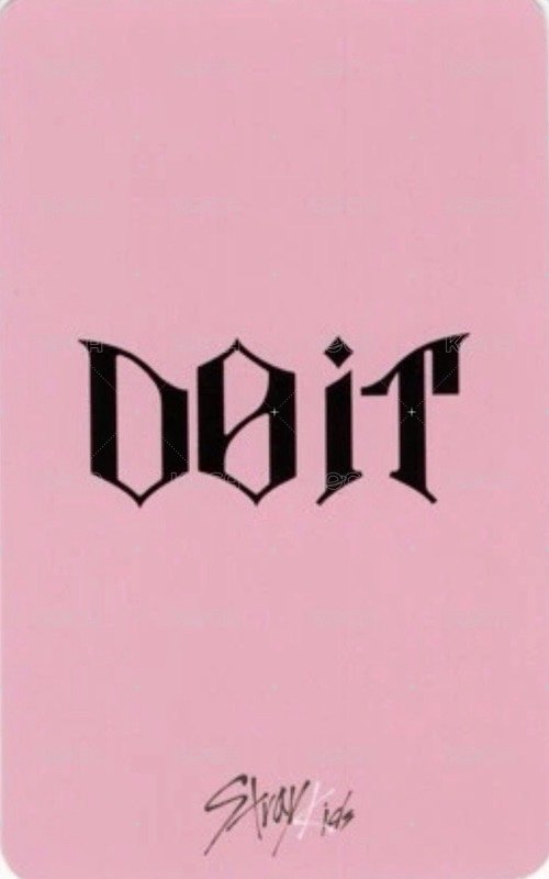 DO IT yes24 特典卡  背面